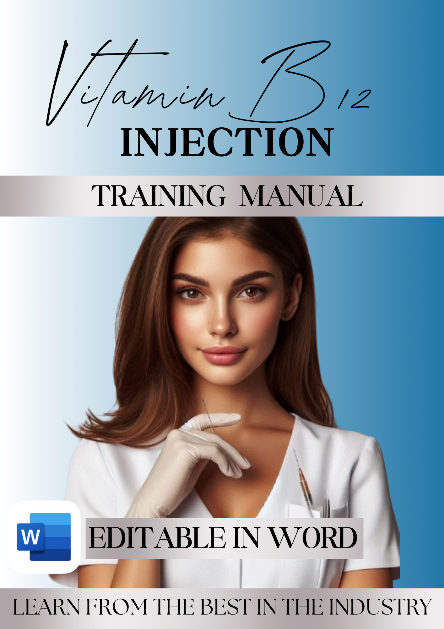 “Vitamin B12 injection training demonstration”